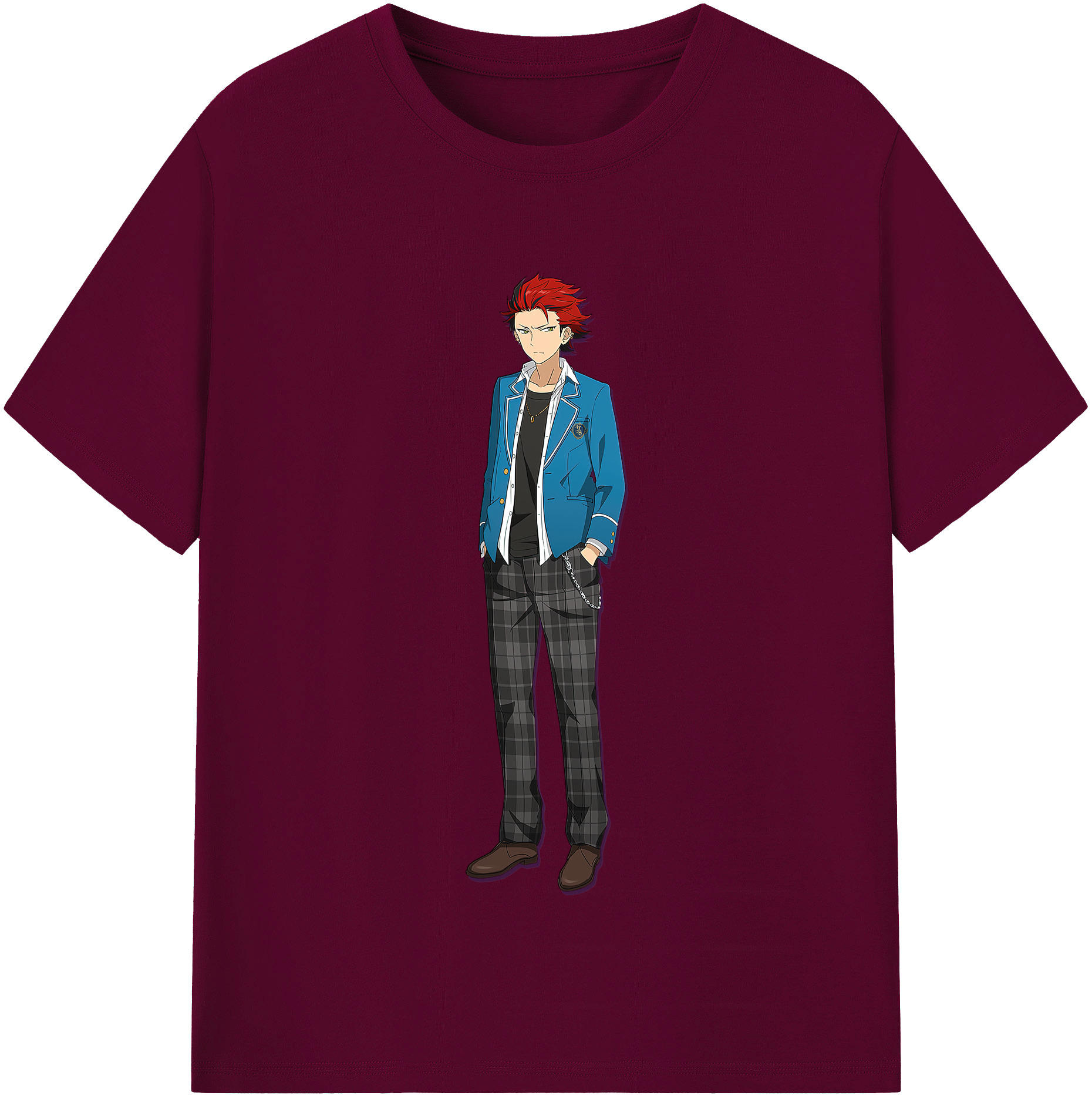 （画像用） あんさんぶるスターズ! Ensemble Stars レディースカジュアルプリントTシャツ（綿100％）